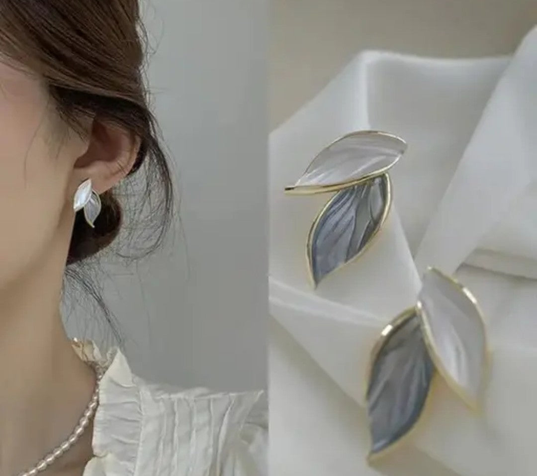 Gold Pearl Butterfly Ear Cuffs - Minimalist 2-Piece Set