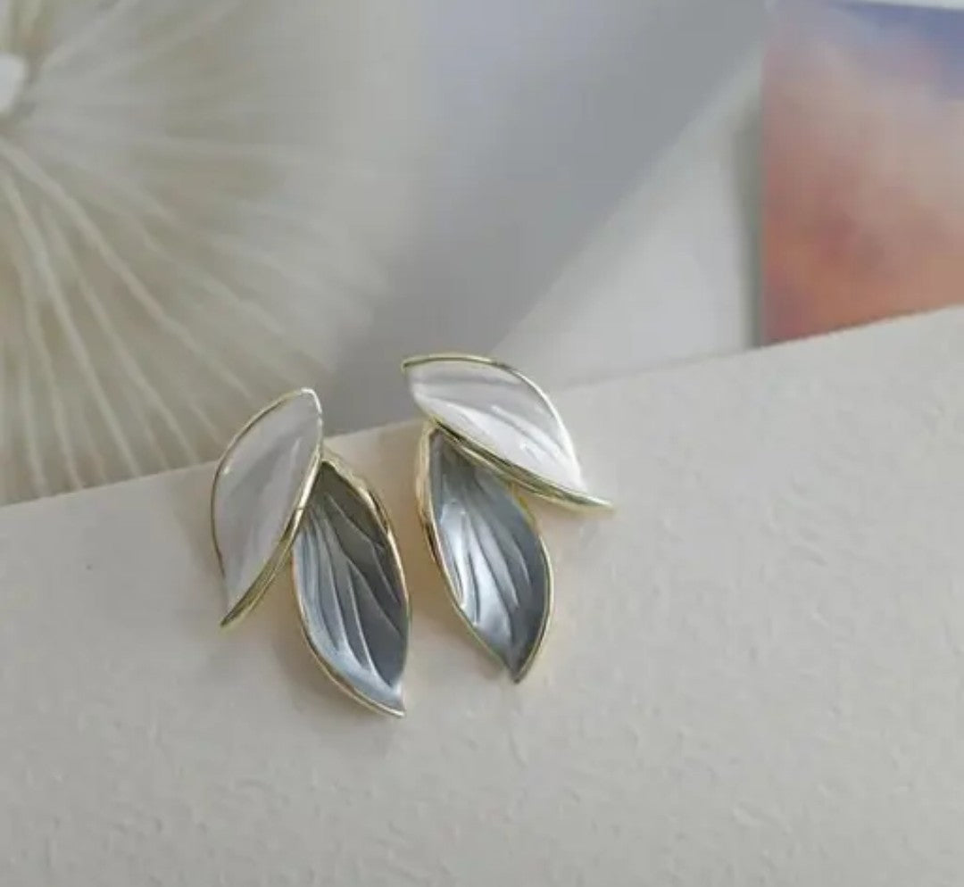 Gold Pearl Butterfly Ear Cuffs - Minimalist 2-Piece Set