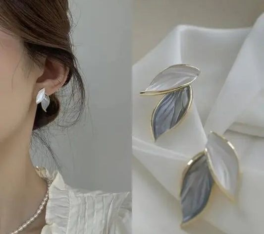 Gold Pearl Butterfly Ear Cuffs - Minimalist 2-Piece Set