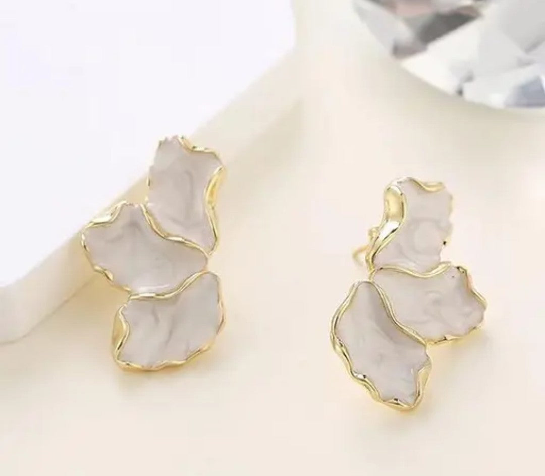 Elegant Petal Statement Earrings