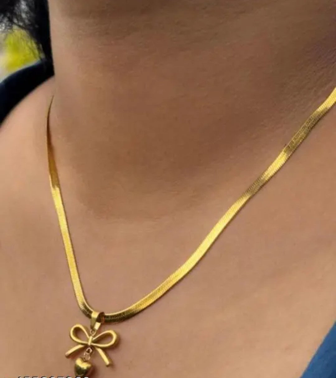women necklace anti tarnish waterproof gold polish Gold-plated Plated Stainless Steel Necklace