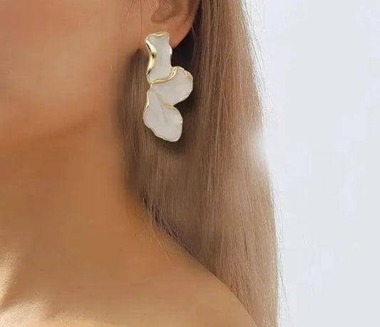 Elegant Petal Statement Earrings